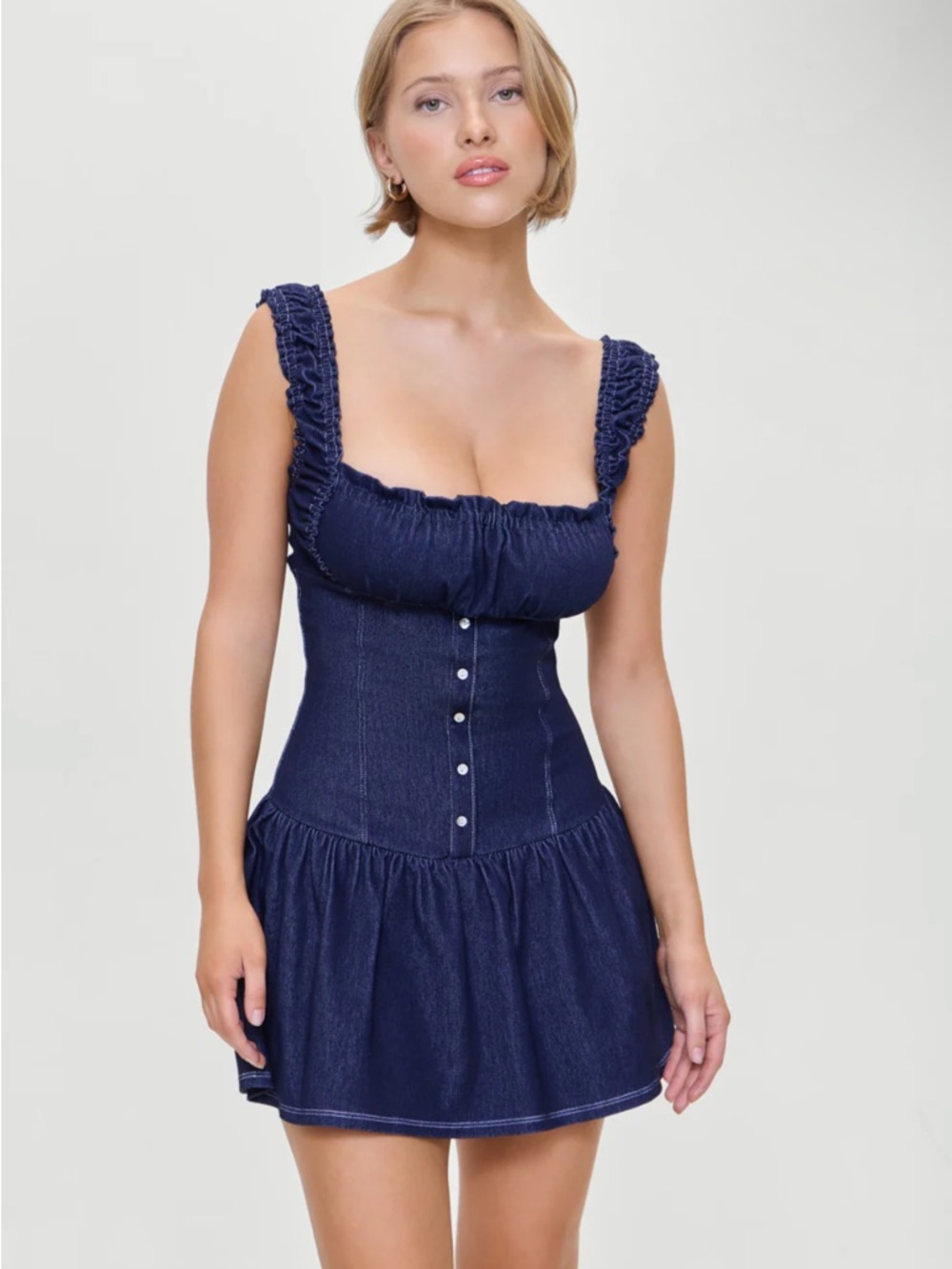 Frankie's Bikinis denim christa dress